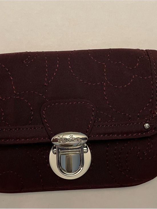Vera Bradley Accessories - VERA BRADLEY Flap ID Wallet FOB in Wine Red 11848-411 Nylon